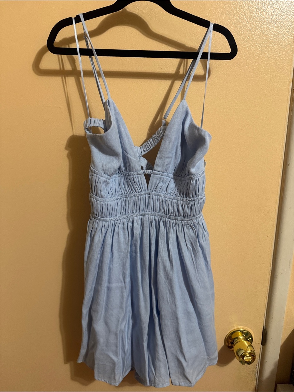 Light Blue Girls' Sundress One-Piece